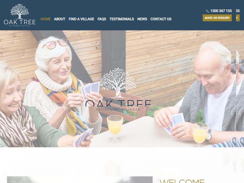 oaktreegroup.com.au website Joomla design by Lucia Anilao