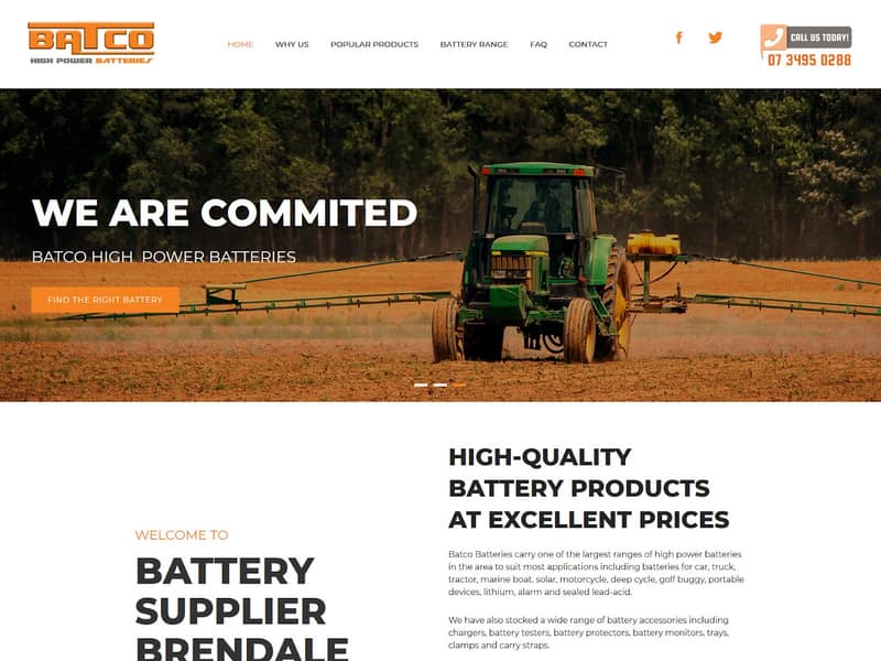batco.com.au website Joomla design by Lucia Anilao