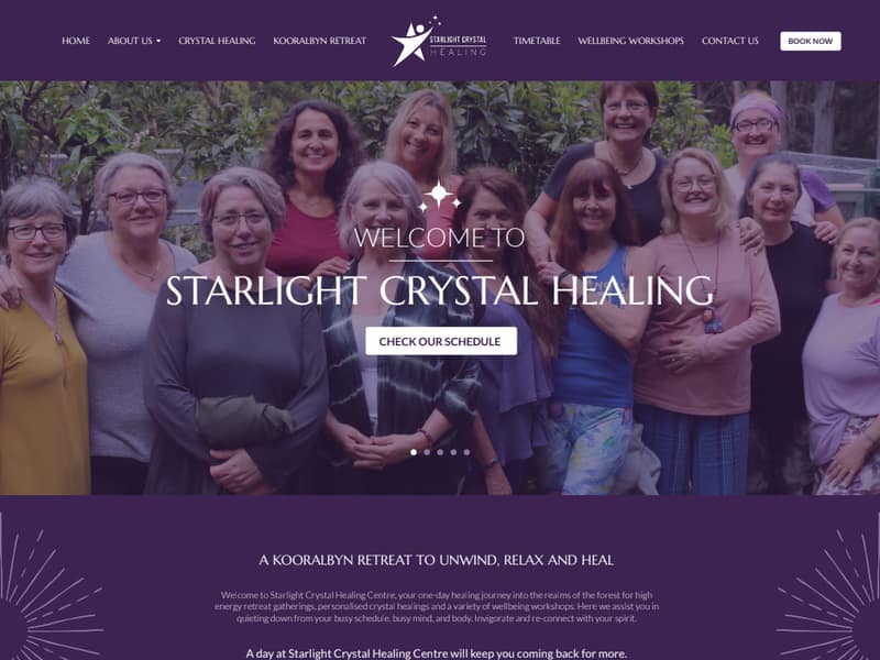 Starlight Homepage website Joomla design by Lucia Anilao