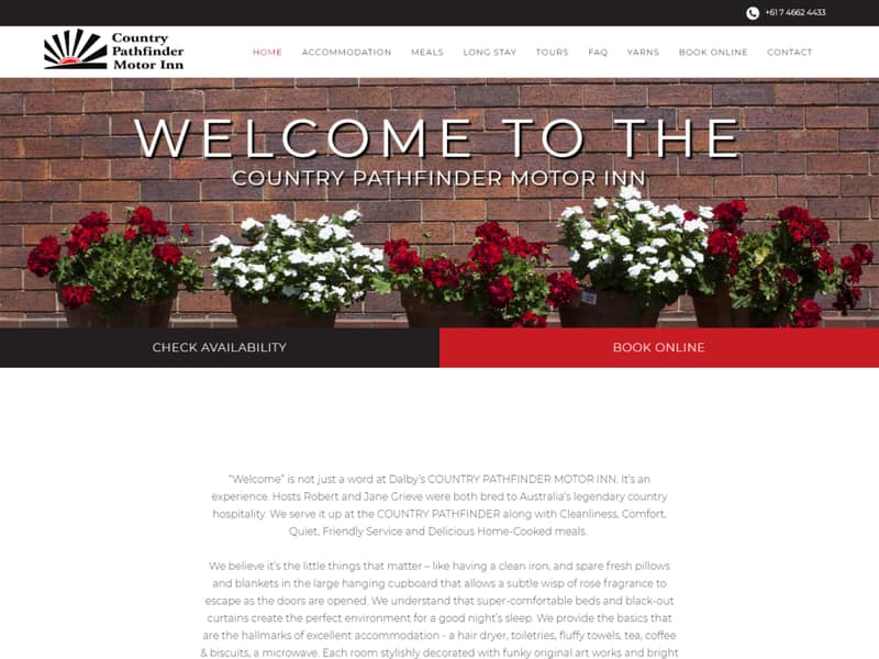 countrypathfinder.com.au website Joomla design by Lucia Anilao