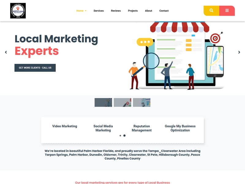 seo727.com website WordPress design by Lucia Anilao
