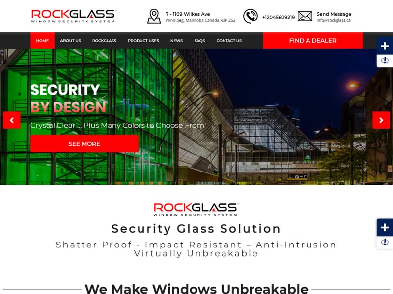 unbreakablewindows.com website WordPress design by Lucia Anilao
