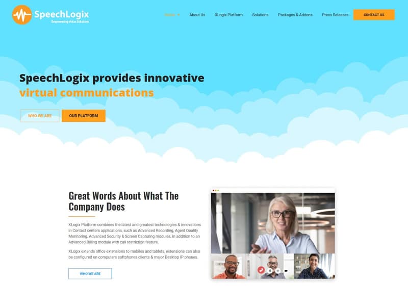 speechlogix.com website WordPress design by Lucia Anilao