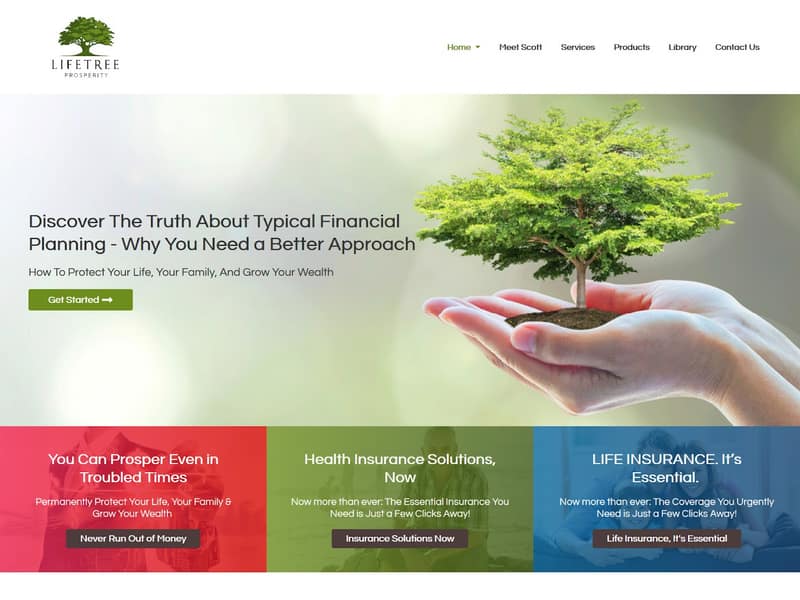lifetreepros.com website WordPress design by Lucia Anilao