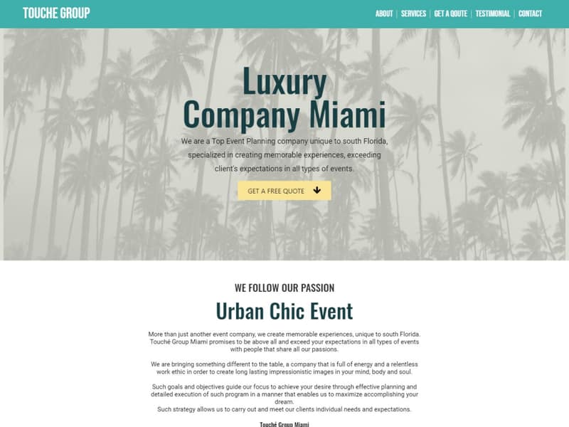 lovelyaroc.miamivisuals.com website WordPress design by Lucia Anilao
